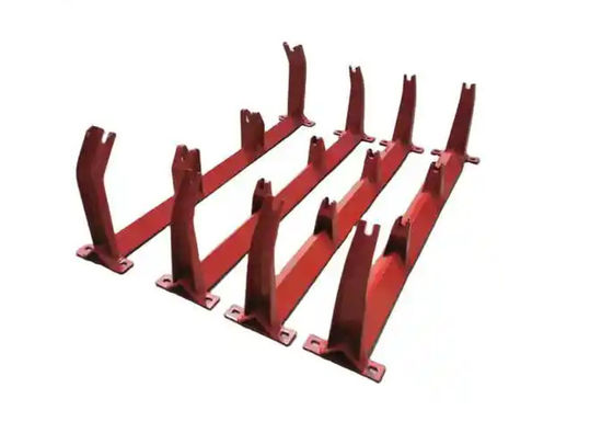 Carbon Steel Conveyor Roller Bracket Frame Idler Support Structure Voor riemsystemen
